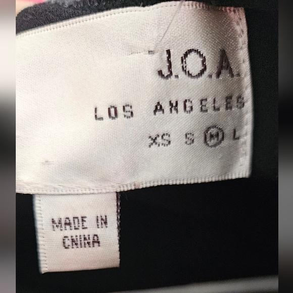 J.O.A. Los Angeles-Bloomingdale NWT Black & White Floral Strapless Dress-Size M - Picture 9 of 10